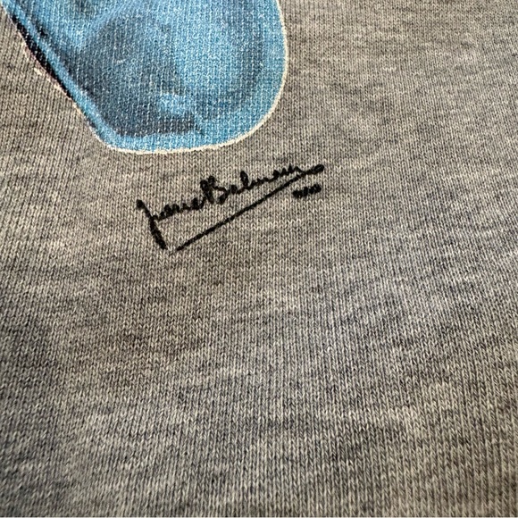 BALMAIN Vintage Superheroes Crewneck Distressed Sweatshirt Size XL - Picture 5 of 10